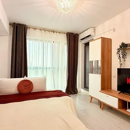 Stunning 1br In North District דירה בוקרשט