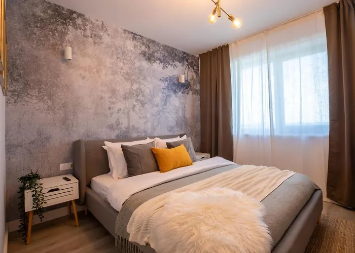 Apartament Stunning 1br Retreat In North District Bucureşti